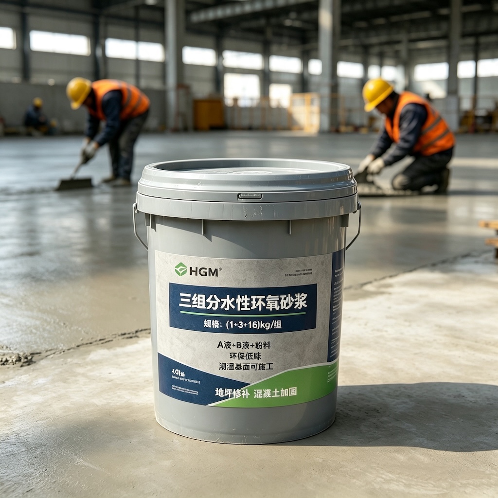 城关三组份水性环氧砂浆